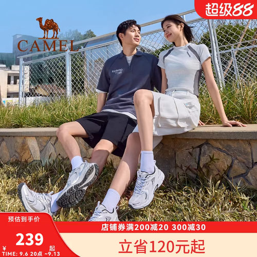 骆驼光速运动鞋2026新款鞋子休闲鞋女鞋复古慢跑鞋减震跑步鞋女款