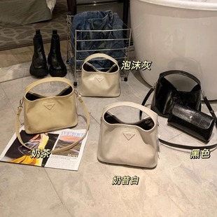 小众腋下水桶包菜篮子包女高级感时尚手拎饭盒包真皮斜挎包托特包