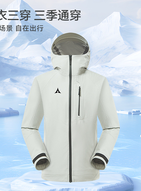 路克士新款男女冲锋衣单层连帽男女户外登山服防风保暖休闲3321款