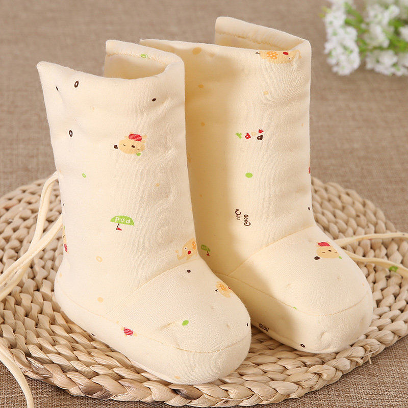 婴儿加厚保暖护脚套初生秋冬季