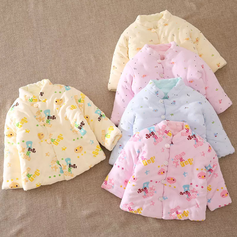 新生儿手工小孩加厚棉袄