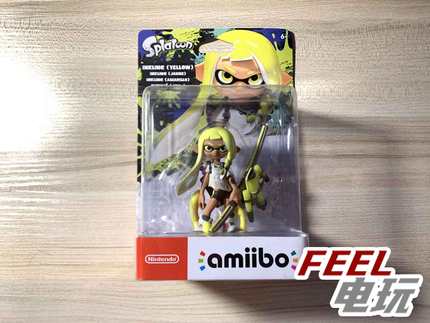 任天堂amiibo手办 斯普拉遁3 splatoon喷射战士3黄色女孩 switch*