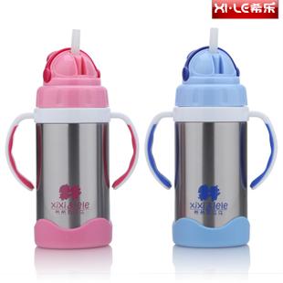 希乐正品婴儿学饮真空包邮保温杯