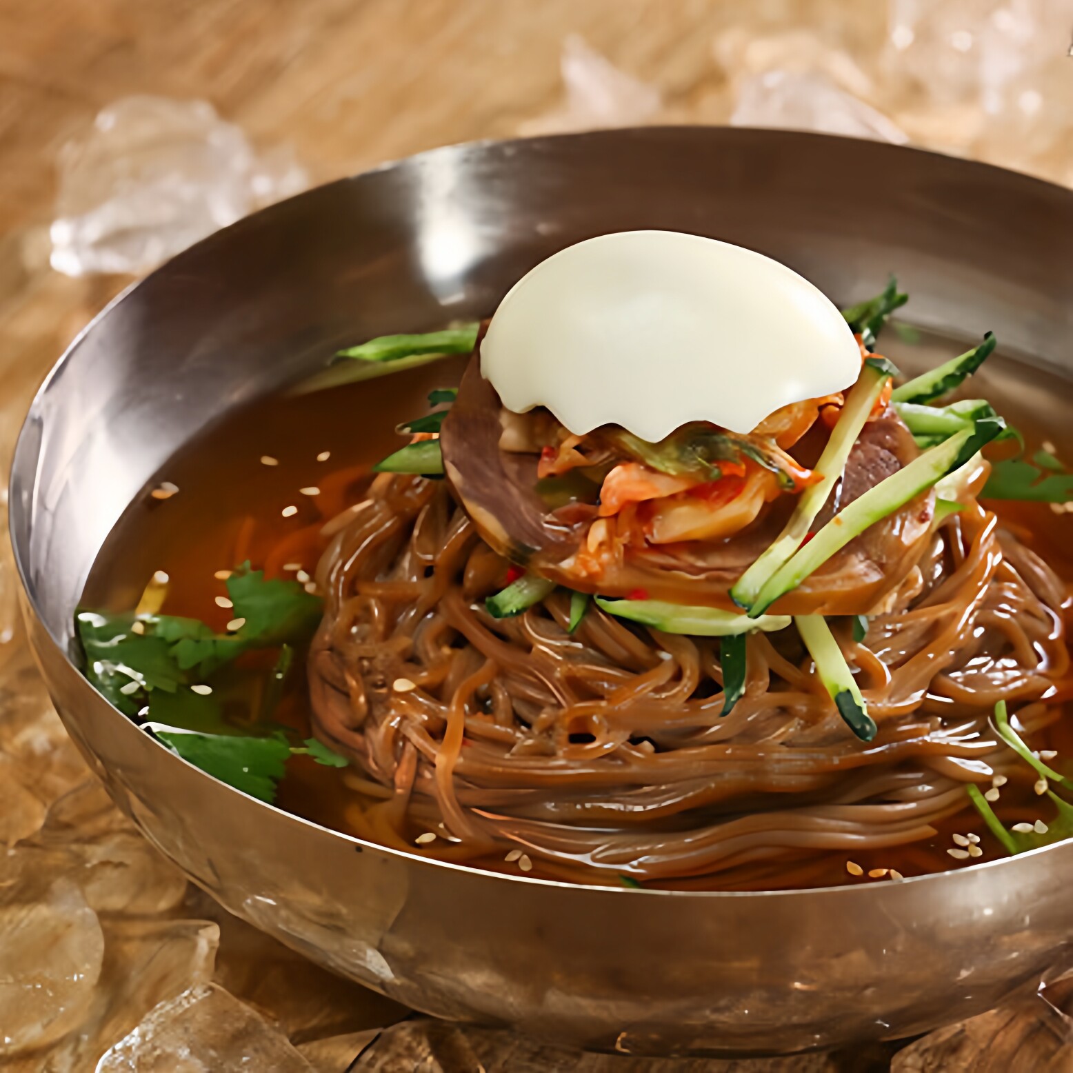 正宗东北梅河口朝鲜族韩式荞麦大冷面酸甜口味带料包速食美食