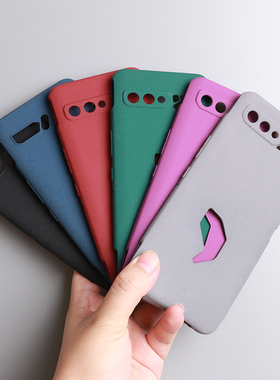 ROG9Pro适用华硕rog3/2手机壳ROG5奶奶灰色5S磨砂防滑耐脏ROG6防摔软硅胶套ROGPhone7防指纹ROG8Pro