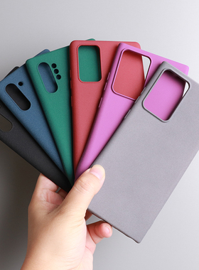适用三星note20Ultra手机壳奶奶灰色note10+磨砂防滑耐脏软硅胶套Note9/Note8