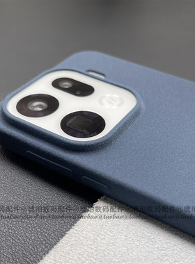 粗磨砂颗粒感防指纹适用OPPOFindX9Pro手机壳大孔火山口蓝色X8Ultra硅胶软壳全包边防滑X8S+简约轻薄小众纯色