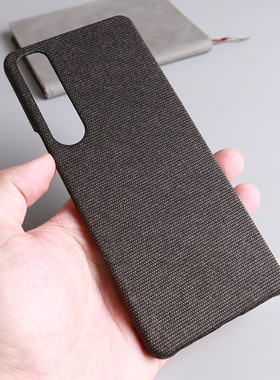 1 VI适用索尼Xperia 1 IV手机壳X1m4经典黑色Mark 4商务防滑帆布硬壳5简约1V新款男女Xperia 5 V