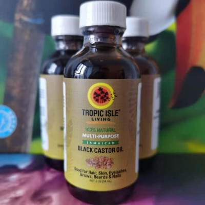 Jamaican black castor hair growth oil头发眉毛睫毛生长油59ml