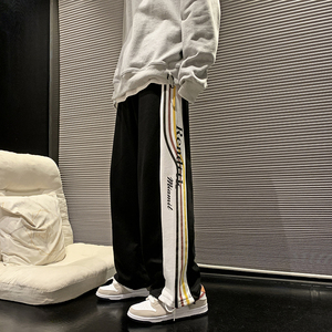 品质美式高街复古港风ins潮牌阔腿束脚休闲裤 227-2*K271*P50控68图片