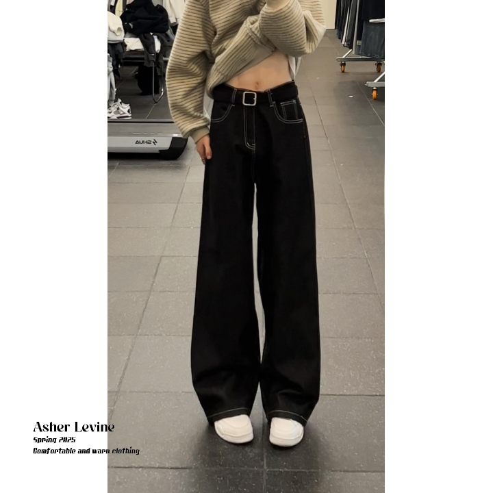 水洗黑色弯刀牛仔裤男款美式复古高级感cleanfit宽松直筒裤子长裤,男装牛仔裤,星座511-1 水洗黑色弯刀牛仔裤男款美式复古高级感cleanfit宽松直筒裤子长裤,男装牛仔裤,星座511-1