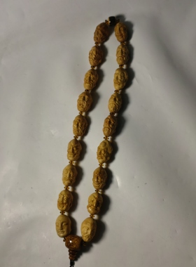 精品精工打磨竹根雕刻十八罗汉