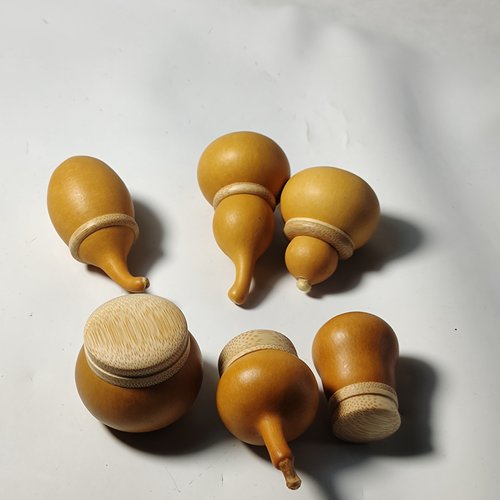 天然葫芦龙头手捻把件风水文玩