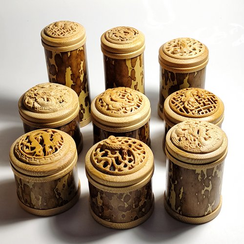 纯天然虫具梅妃竹蝈蝈罐