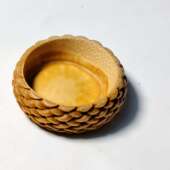 玉竹编织纹雕刻把玩件