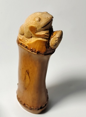 精品竹鞭竹雕异形竹精工打磨竹根雕刻把玩富甲一方文玩印章料