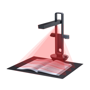 CZUR 成者 ETS0901 智能扫描仪防反光 高速成册扫描免拆装 侧补光票据高拍仪高清零边距 ETS0901