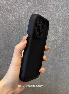 肤感磨砂纯黑色适用vivoS10手机壳S12/S9/S7e圆角加厚y78+保护套y77e极简风y33s精孔y52s/y31s防摔y70s/y73s