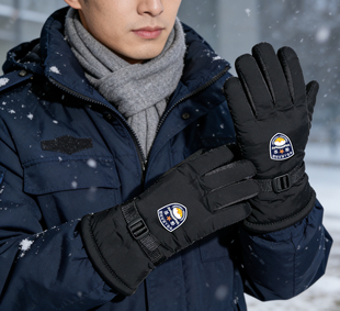 冬季加绒防寒保安手套男士特勤执勤治安巡防安保秩序维护护卫防暴