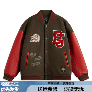 李宁反伍BADFIVE日进斗金系列外套2025新款 男子宽松棉夹克AJMV065