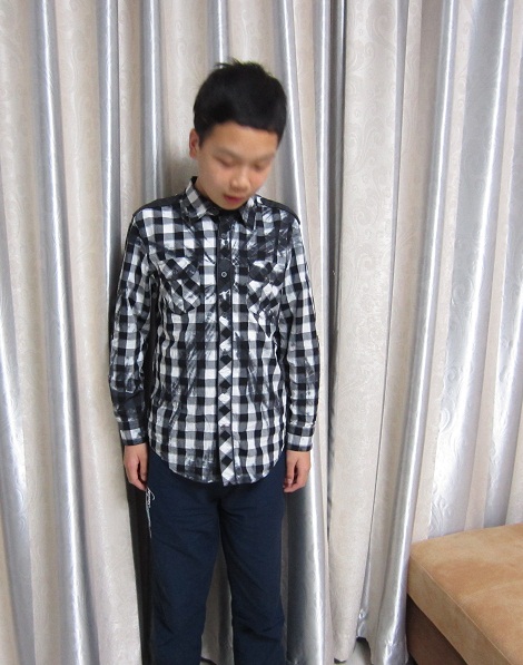 Chemise garcon EBOBE à manche longue - Ref 2078138 Image 1