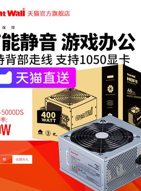 长城电源5000DS电源400w电脑电源台式机电源静音电源峰值500w电源