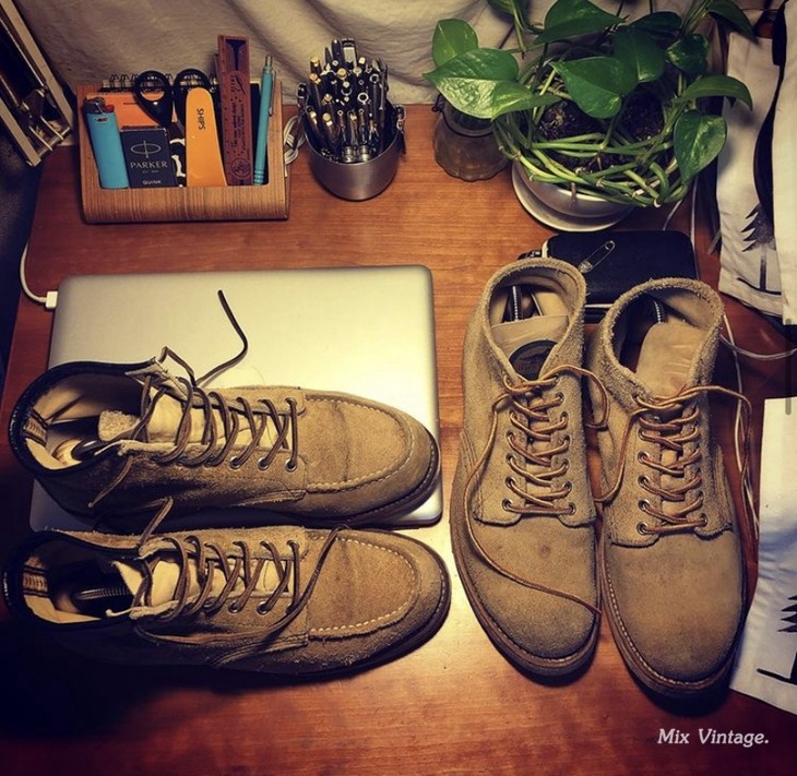 美国正品红翼8167日版限定工装靴redwing翻毛皮短靴2960大逃亡