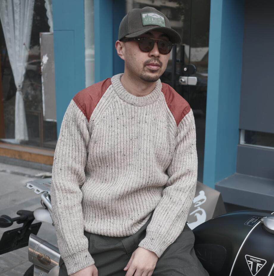 英国正品peregrine commando sweater英军突击队欧美复古羊毛毛衣