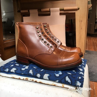 美国正品 Julianboots伞兵靴朱利安马臀皮Horween whisky威士忌色