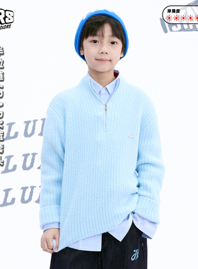 JAC梦想家童装◆老钱风穿搭阿尔把卡抗起球软糯套头上衣儿童毛衣