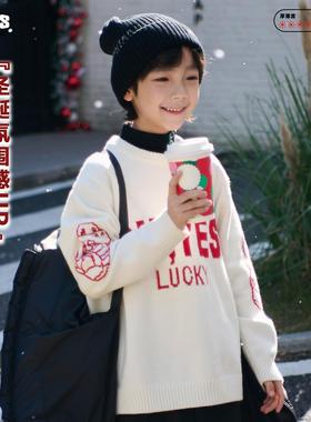 JAC梦想家童装◆25战服【无补】儿童针织软毛衣男女童亲子上衣