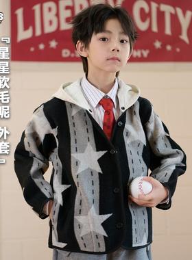JAC梦想家童装◆25新款~来自星星的连帽呢外套男女童儿童开衫亲子