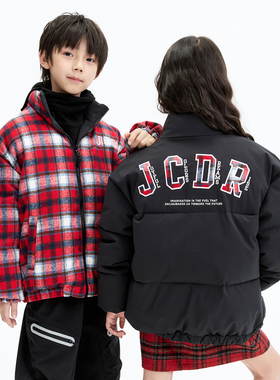 JAC梦想家童装【暴雪时分】圣诞新年限定~加厚保暖双面穿儿童外套