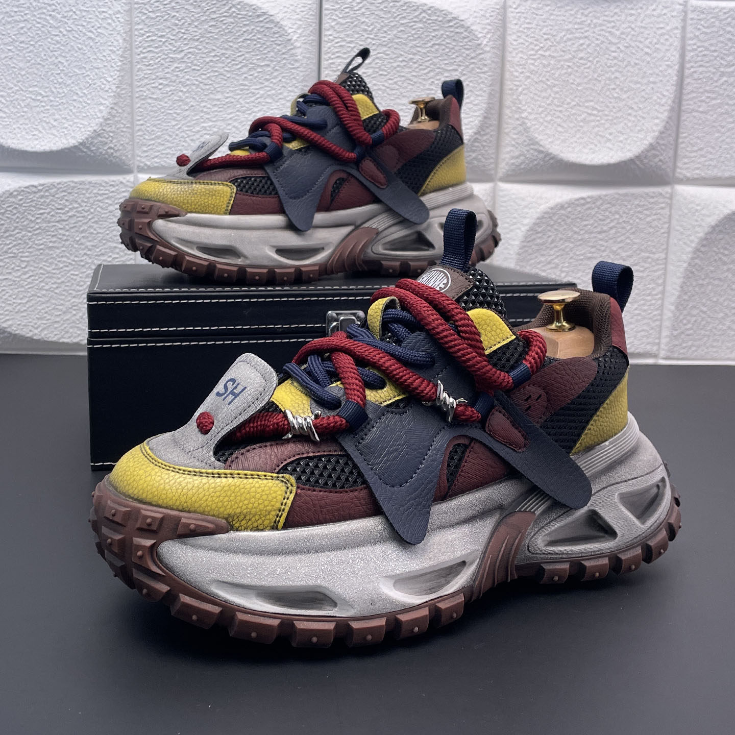 老爹鞋男士厚底2026春季潮牌运动休闲鞋内增高个性百搭高级感鞋子