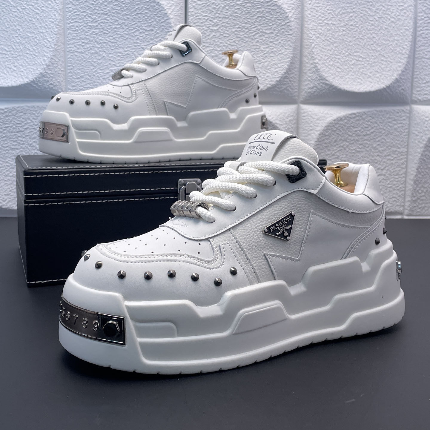 欧洲站男鞋厚底小白鞋男士春季新款时尚潮流内增高板鞋运动休闲鞋,流行男鞋,时尚休闲鞋,淘宝优惠券,粉丝福利购,淘宝优惠卷