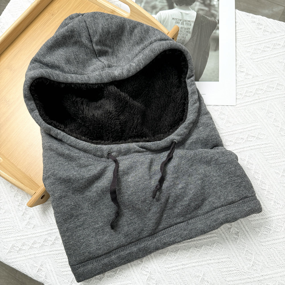 外贸单！防寒加绒套头帽子！2024冬新款户外骑行男女护耳保暖帽子