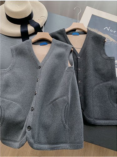 保暖神器！男士驼绒马甲