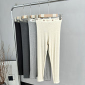 很薄 女无痕高腰打底裤 巨软糯亲肤 秋裤 克什米尔羊绒保暖裤 真