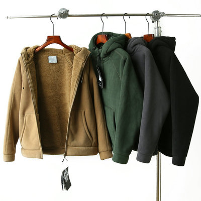 重磅800g！情侣加厚加绒连帽外套！2024冬季时尚百搭男女保暖卫衣