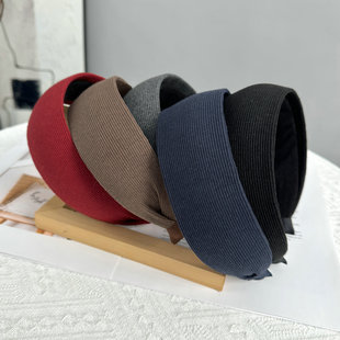 高品质!韩系法式宽边头箍发箍女时尚洋气复古高颅顶发卡头饰发饰