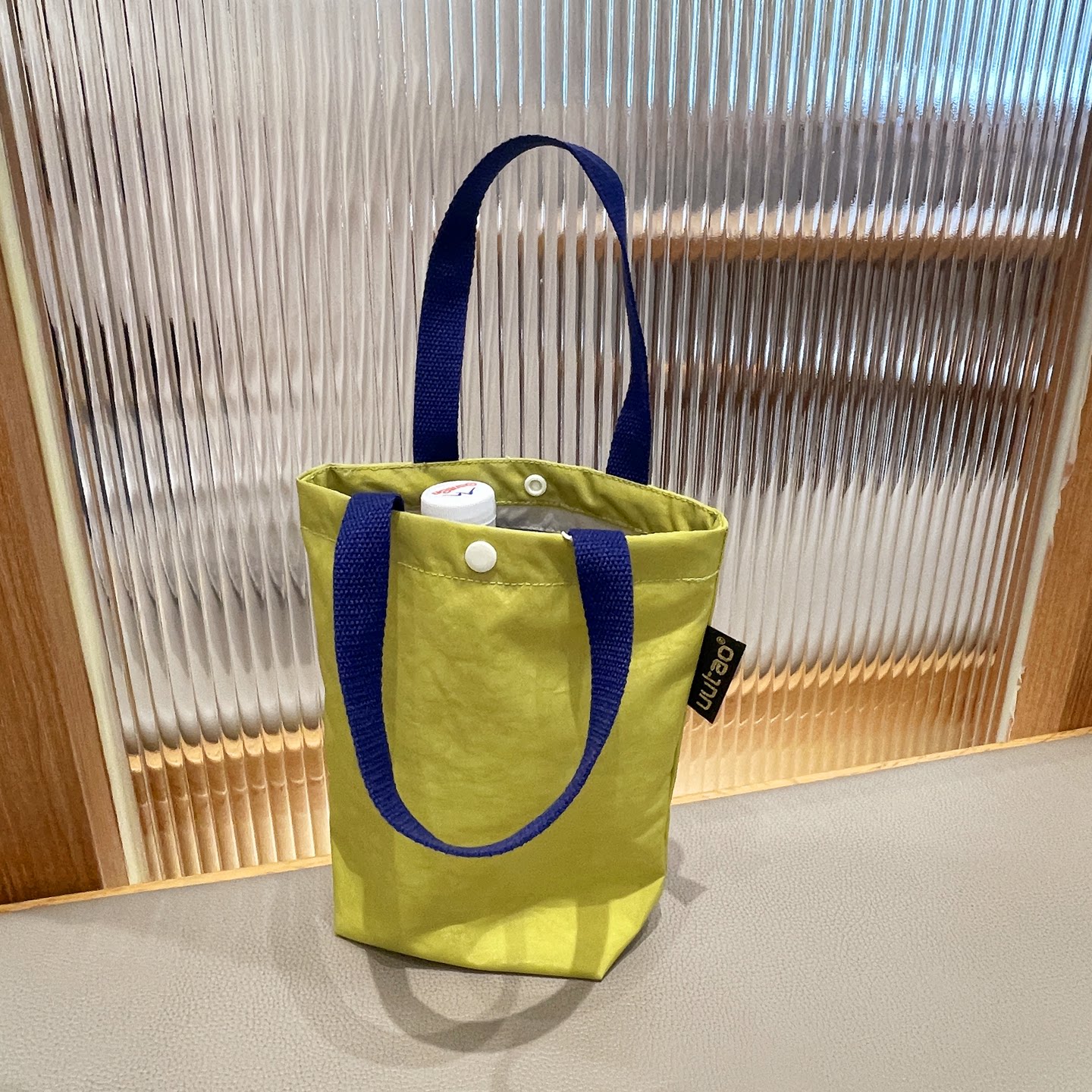 uutao原创出门轻便手提水杯布袋子 便携上班杂物小拎包环保购物袋