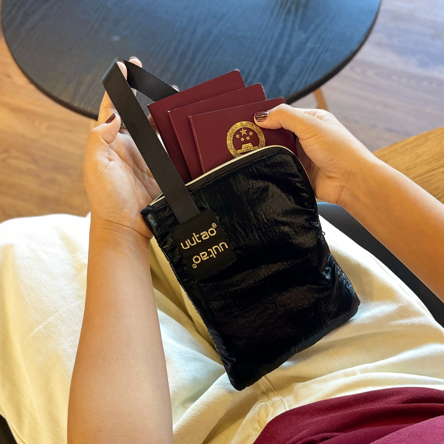 uutao酷黑手机iPad证件收纳包