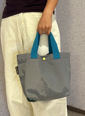 uutao自制原创复古包袋简约饭盒袋春夏轻便手提手拎布包小购物袋