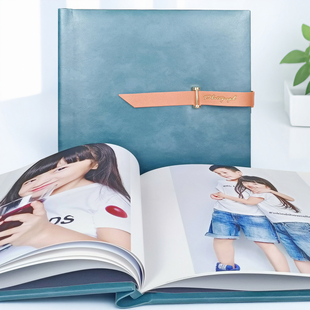 相册定制高端结婚影楼婚纱照写真儿童成长相册本纪念册超薄软页面