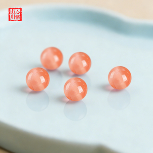 保山原矿冰飘南红散珠天然玛瑙珠子手串配饰串珠隔珠diy手链配件