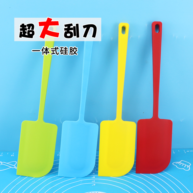 耐高温一体式硅胶刮刀超特大号