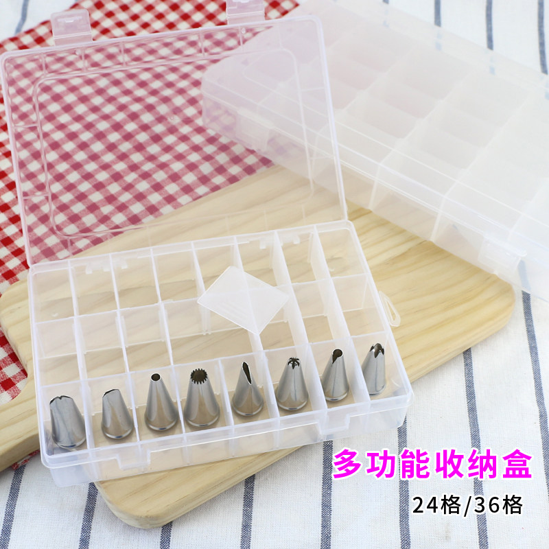 24/36格透明色素饼干模具裱花嘴