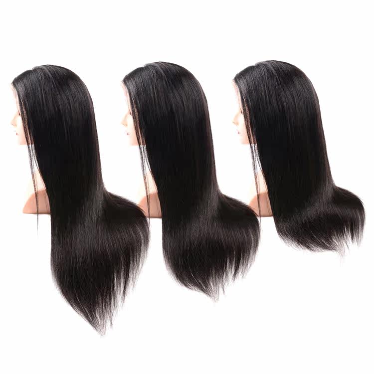 180% Density Straight Human Hair Lace Wig Frontal Baby Hair在類目 美髮護髮/假髮, 假髮, 整頂假髮中 - 來自Buy2taobao.com提供專業的淘寶代購服務