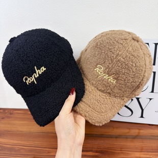 帽子男款秋冬季保暖羊羔毛绒棒球帽女士防寒鸭舌帽新款冷帽潮冬天