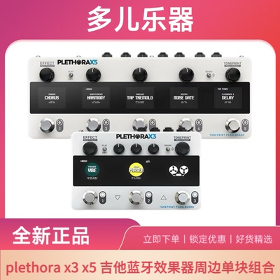 TC ELECTRONIC PLETHORA X3 X5综合效果器混响延迟压缩颤音单块